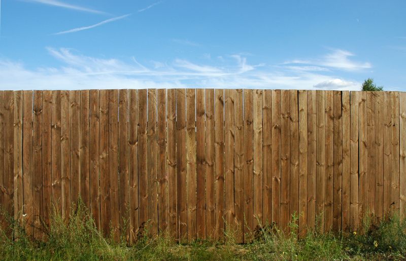 Pine Fence Staining