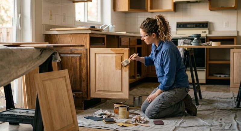 Cupboard Refinishing in Lafayette, IN