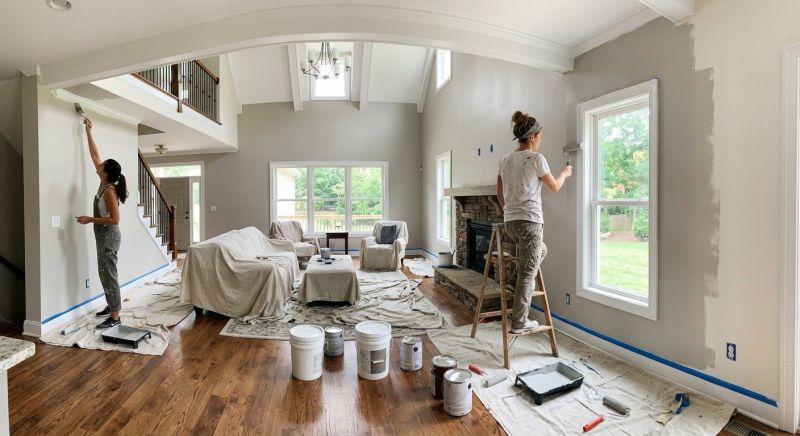 Interior Garage Painting in Waco, TX